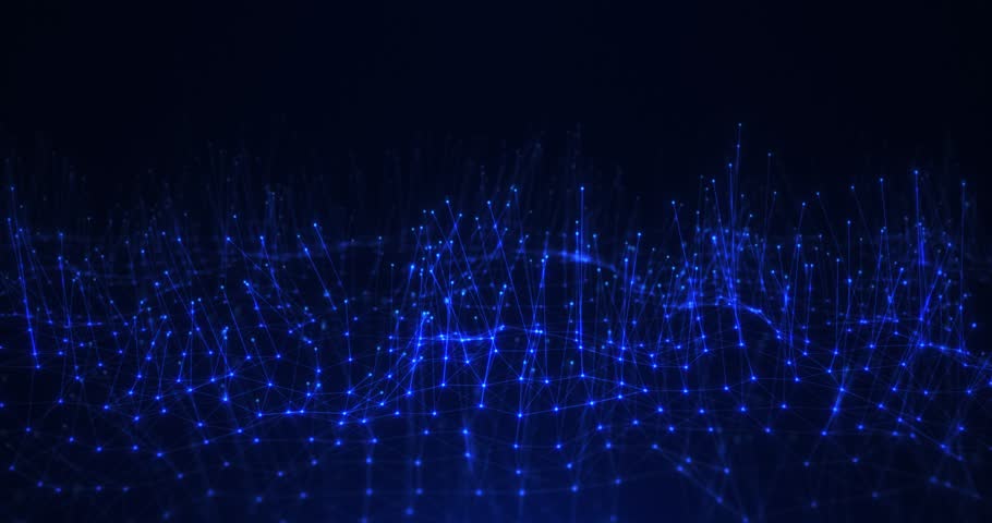 Abstract Plexus Digital Fx Background Loop 4k animation of an abstract ...