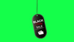 black Friday sale and shopping icon on hanging and bouncing tag in green screen background. many different tag shape and icon. bundle. collection. - Powered by Shutterstock - Get 15% off with code: PIKWIZARD15