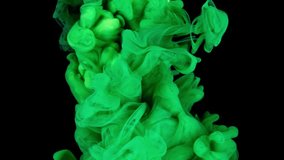 Acrylic Cloud: Isolated Green Paint Forms a Whimsical Mist on Black Background in Slow Motion - Powered by Shutterstock - Get 15% off with code: PIKWIZARD15