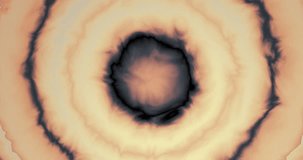 Seamless, cyclic, animated background of concentric circles. Seamless looping videos of orange concentric circles. 4K seamless looping videos