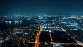 smart Connected city skyline. Futuristic network concept, city Technology. - Powered by Shutterstock - Get 15% off with code: PIKWIZARD15