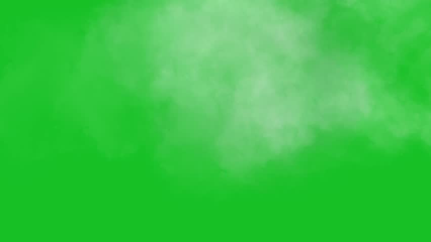 Smoke on green screen background motion graphic effects.  Royalty-Free Stock Footage #1105145317