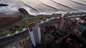 4k drone videos of different places in the city of Mar del Plata, Argentina