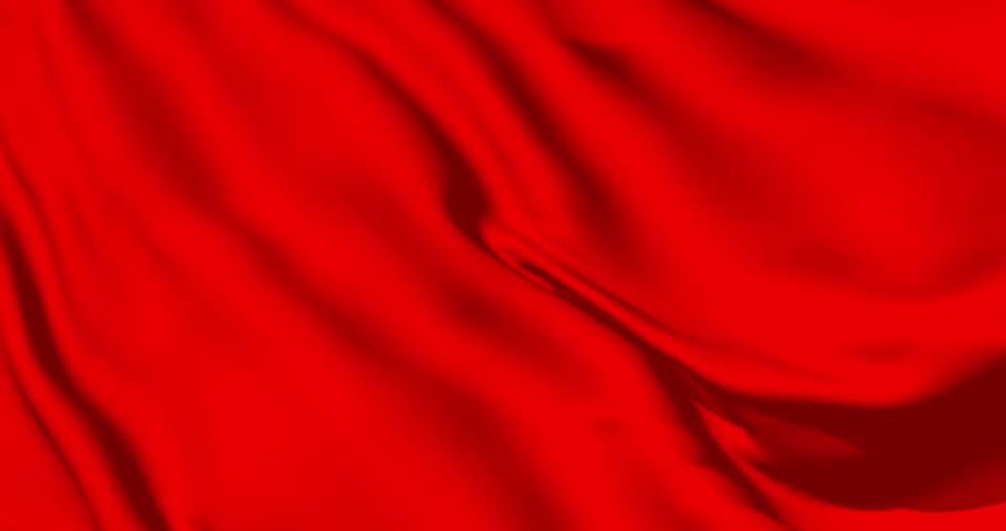 Red flag flying in the wind. 3D cartoon. Flag sports, race. Royalty-Free Stock Footage #1105181289