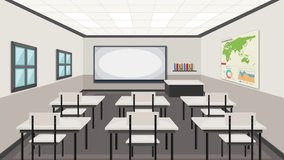 Motion Graphics Representing a Classroom Scene - Powered by Shutterstock - Get 15% off with code: PIKWIZARD15