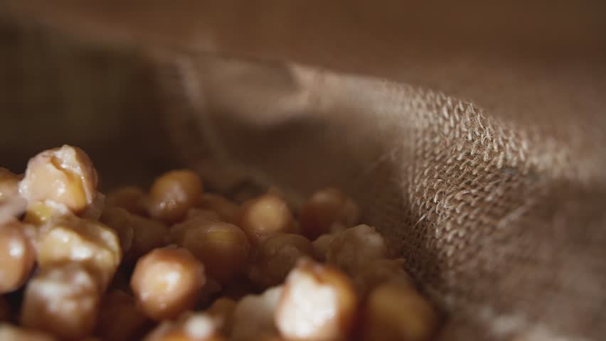 Close Up Of Fermented Soybeans. Macro Footage Of Natto. Healthy Food Source. Royalty-Free Stock Footage #1105204273