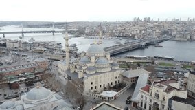 Eminönü Yeni Camii Drone Videosu - Eminonu New Mosque Drone Video