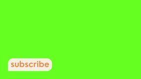 green screen subscribe button, subscribe icon green screen video animation