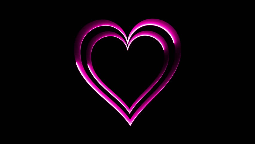 Neon Infinity Symbol Endless Love Heart Stock Footage Video (100%  Royalty-free) 1067344084