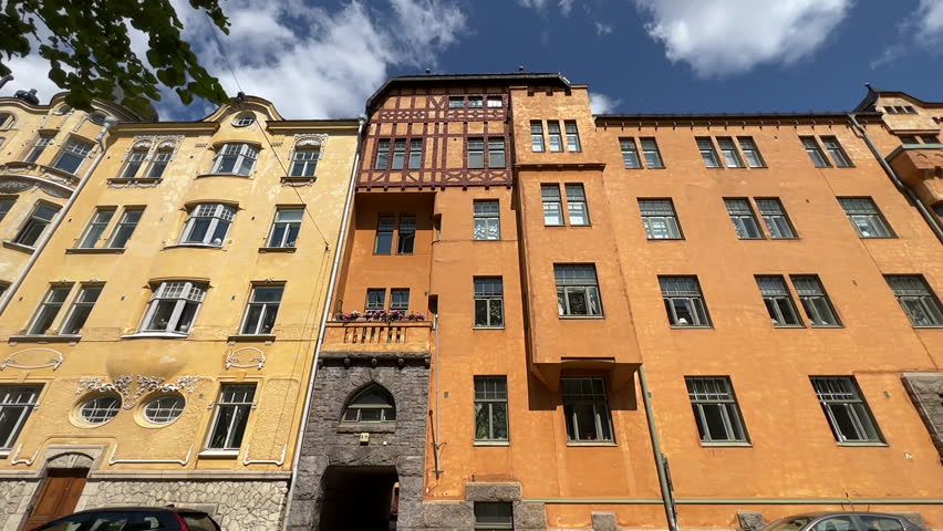 Helsinki street building Summer 2023