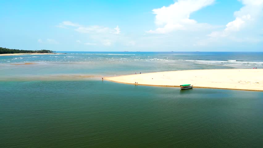 beautiful devbag beach bird eye view