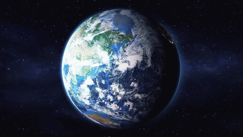 Earth zoom in from space to Suwon, South Korea in Hwaseong Haenggung. Followed by zoom out through clouds and atmosphere into space. Satellite map top down panoramic view. Travel intro