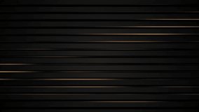4k Abstract luxury black grey gradient backgrounds with golden metallic striped grid. Geometric horizontal lines.Graphic motion animation. Seamless loop dark backdrop. Simple elegant universal minimal - Powered by Shutterstock - Get 15% off with code: PIKWIZARD15