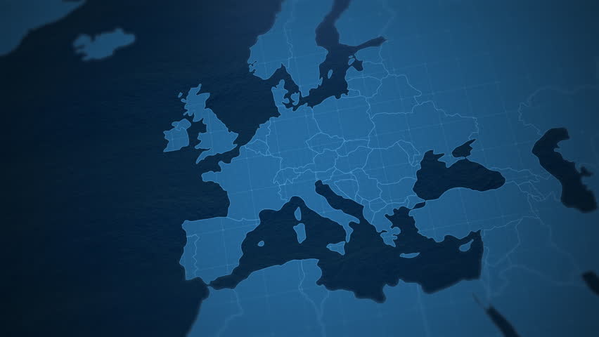 Map of Germany 4K German Map Royalty-Free Stock Footage #1105267969