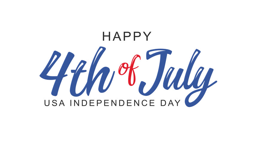 Independence Day Handwritten Animated Text on Green Screen. Independence day of america. Great for National Day Celebrations, lettering with alpha or transparent background. | Shutterstock HD Video #1105279935
