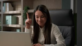 Thinking office girl business entrepreneur Caucasian businesswoman pondering think decision thoughts pensive woman searching inspiration problem solution come up with idea find answer typing laptop - Powered by Shutterstock - Get 15% off with code: PIKWIZARD15