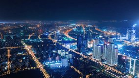 smart Connected city skyline. Futuristic network concept, city Technology. - Powered by Shutterstock - Get 15% off with code: PIKWIZARD15