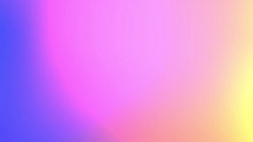 Colorful abstract gradient background. 4k video animation