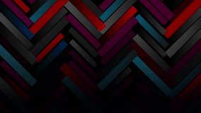 Dark abstract geometric tech background. Seamless looping motion design. Video animation Ultra HD 4K 3840x2160