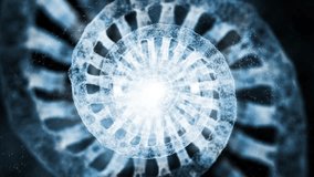 Breaking apart of a dna molecule animation background.	
 - Powered by Shutterstock - Get 15% off with code: PIKWIZARD15