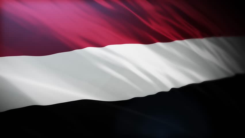 Flag of Yemen, full screen, high resolution, 4K Flag of Republic of Yemen Royalty-Free Stock Footage #1105337577