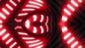 This stock motion graphic  video of 
4K Red Lights Loop  with gentle overlapping curves on seamless loops.