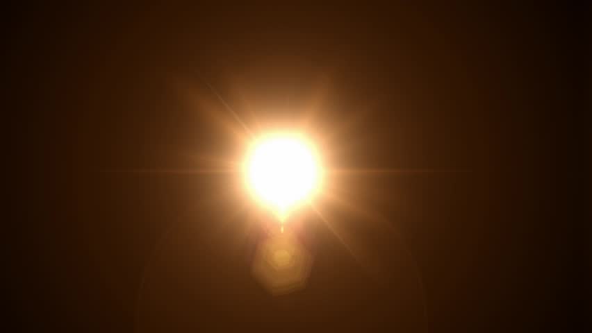 Golden light rising up exploding flash starburst. Exploding, starburst, and yellow sparkle. The light effect, a golden glowing flash with gold neon rays. Light flare shines from above. 

4k Ultra HD.