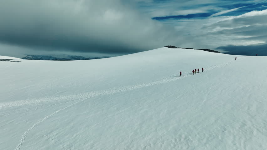 Antarctica.  Journey to the South Pole