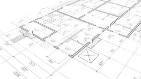 Architectural plan .House plan project .Engineering design .Industrial construction of houses . - Powered by Shutterstock - Get 15% off with code: PIKWIZARD15