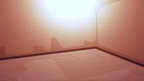 Animated video of a boy's room