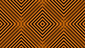 background visuals. seamless moving background. looping video with a rhombus or square pattern with radio wave effect and rotates consisting of solid orange and black colors