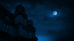 Lightning Strikes Over Old House Late At Night - Powered by Shutterstock - Get 15% off with code: PIKWIZARD15