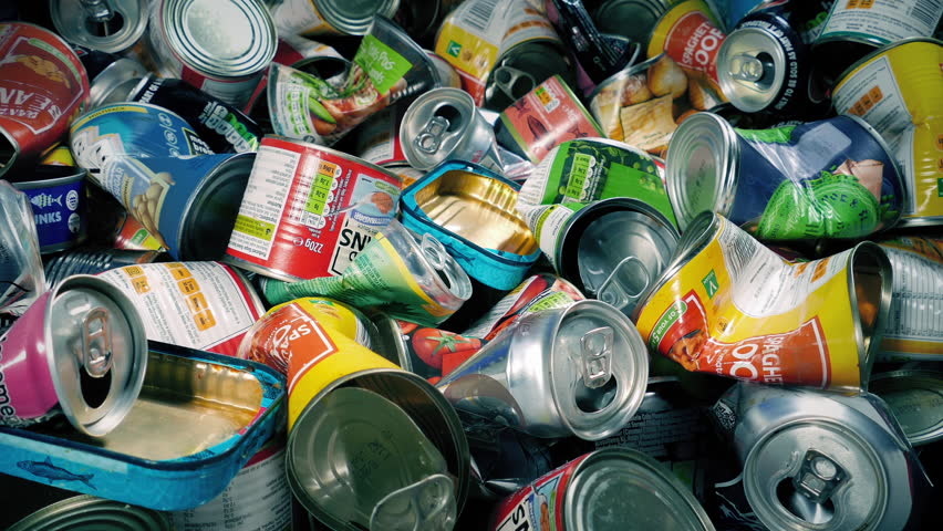 Recycling Metal - Generic Mixed Tins And Cans
