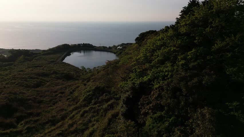 Nagato City, Yamaguchi Prefecture Higashi Ushirohata Rice Terraces Drone aerial photography
