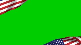 Background Happy Independence day with US flags. Fourth of July Background Animation with. Happy 4th of July Independence Day. 