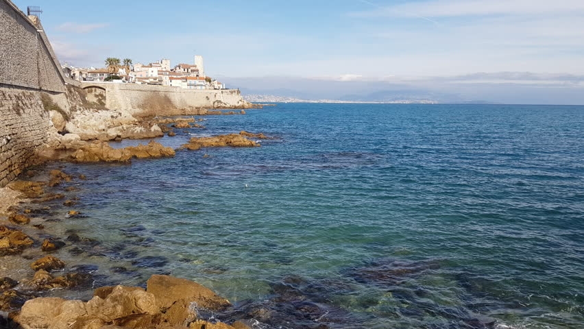 The city of Antibes, south of France