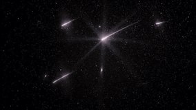 Comet falling on interstellar space animation 4K. - Powered by Shutterstock - Get 15% off with code: PIKWIZARD15
