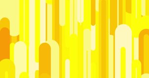 Looping simple long vertical lines yellow shades. Linear animation geometric figure. Seamless loop. Motion design element for business, art, fashion, etc...