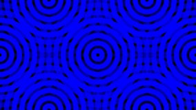 background visuals. seamless moving background. background video with circle pattern with radio wave effect consisting of black and blue solid colors