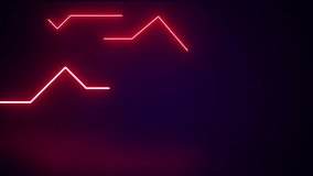 Neon creative for vj colorful and modern loop, with shiny background effect lines art space to glow laser energy motion rays for illustration texture.