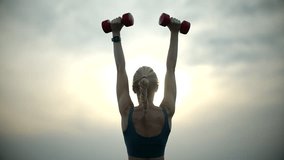 Strong Woman In Sportswear Outdoor Exercise Body. Fitness Workout Cardio Training. Physical Training. Aerobics Sport Fit Burning Fat Calories Exercising Workout. Wellness Muscular And Athletic Woman - Powered by Shutterstock - Get 15% off with code: PIKWIZARD15