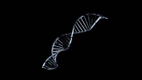 Dna icon seamless loop Animation video transparent background with alpha channel.