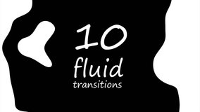 10 liquid transition masks, fluid animation