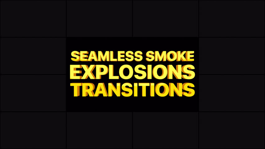 Seamless Smoke Explosions Transitions is a dynamic motion graphics pack that consists of 10 smoke transitions. Full HD resolution and alpha channel included Royalty-Free Stock Footage #1105611809