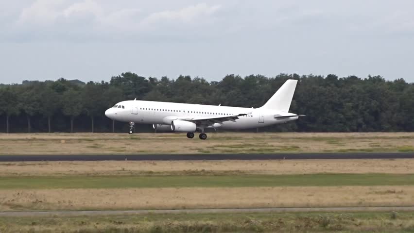 Generic Aircraft Landing at International Airport
