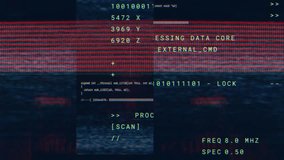 Close up of computer screen with blue programming code, glitch distortion and digital noise, futuristic hacker background, system error, data corruption and cybersecurity concept. Software hack - Powered by Shutterstock - Get 15% off with code: PIKWIZARD15