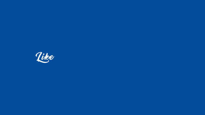 Thanks for watching text animation outro short video animate