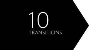 Set of 10 transition masks, motion graphics