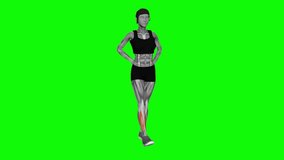 Ankle Circles fitness exercise workout animation male muscle highlight demonstration at 4K resolution 60 fps crisp quality for websites, apps, blogs, social media etc.