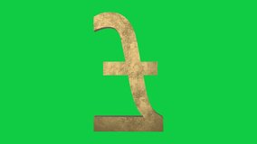 Rotating 3D Pound Symbol in Green Screen - Powered by Shutterstock - Get 15% off with code: PIKWIZARD15